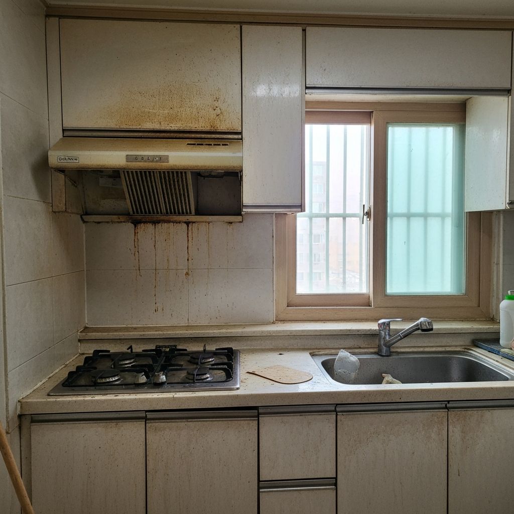 주방 청소 청소 전 썸네일